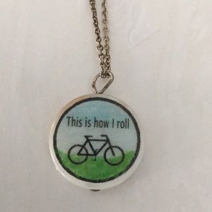 Bicycle necklace
